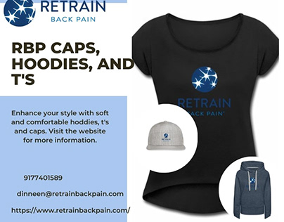 Rbp Caps, Hoodies, and T's by Retrain Back Pain