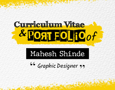Curriculum Vitae and Portfolio - Mahesh Shinde