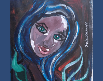 NORA: Tradition art: Acrylic paint on paper