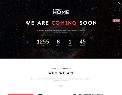 DreamHome-Premium Bootstrap Coming soon html template