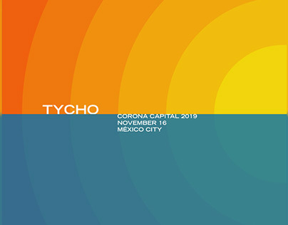 Tycho Gig Poster (Not Approved)