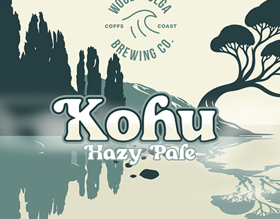 Project thumbnail - Kohu Hazy Pale Beer Label Design