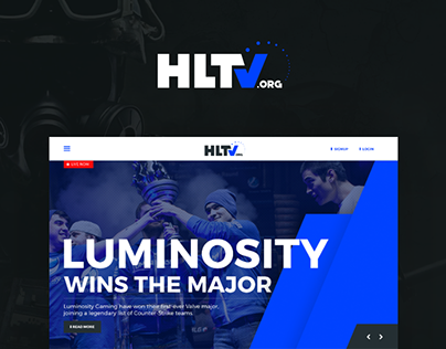 HLTV.org Redesign Concept