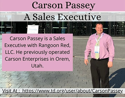 Carson Passey - A Sales Executive