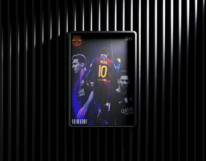 Messi FC Barcelona Poster Design