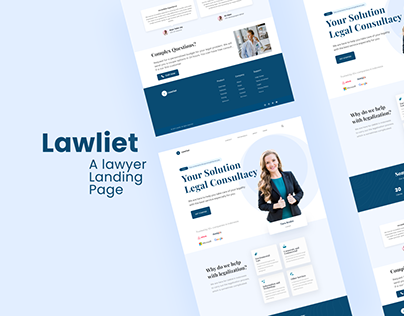 Lawliet Landing page