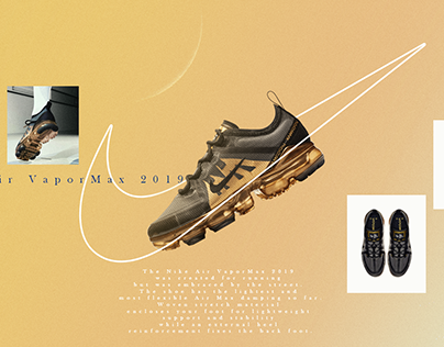 Gold and Black Nike Air VaporMax 2019