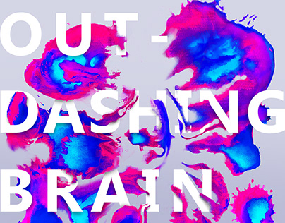Out-Dashing Brain poster design
