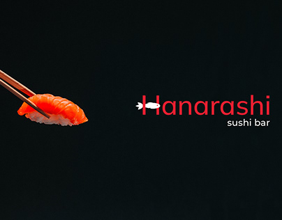 Hanarashi sushi bar | Logo and identity