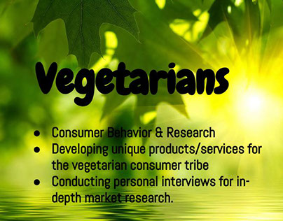 Marketing - Vegetarianism