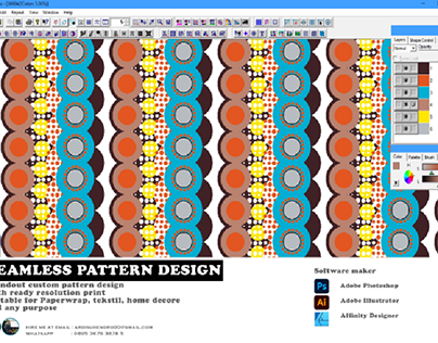 seamless pattern design abstrack