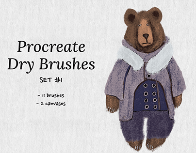 Procreate Dry Brushes | Set #1