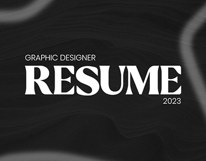 Resume 2023 | Graphic Designer | Personal Branding