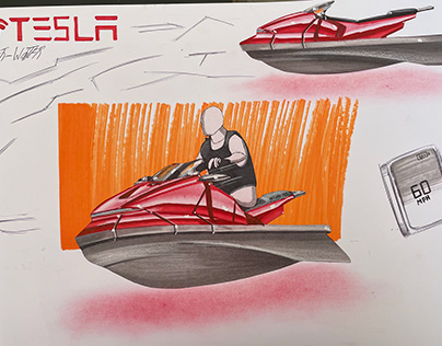 Moto de agua eléctrica - Tesla