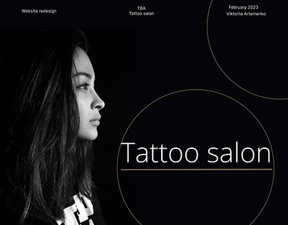 Redesign for Tattoo studio TBA