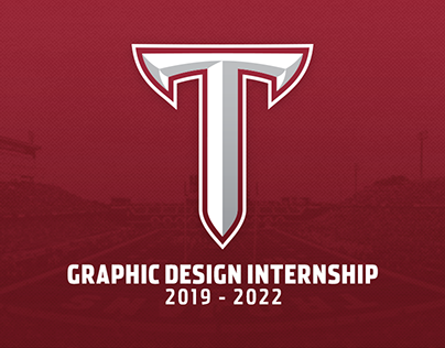Troy Athletics Graphic Design Internship