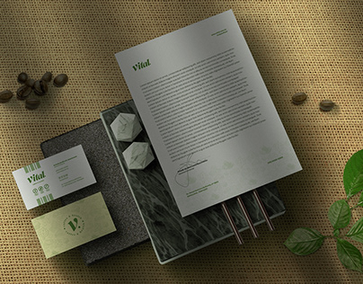 Vital Coffee & Health Visual Identity