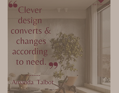 The clever design converts