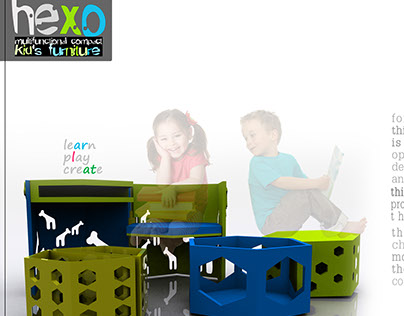 Hexo Multifunctional Compact Kids Furniture