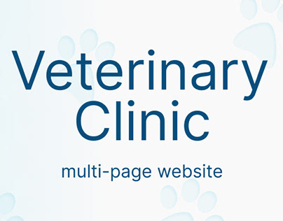 Многостраничный сайт для ветеринарной клиники
