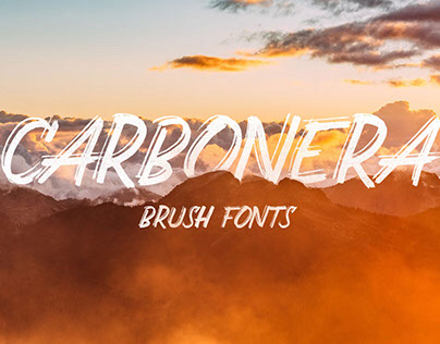 CARBONERA Brush Fonts