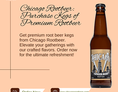 Buy Kegs of Rootbeer from Chicago Rootbeer in USA