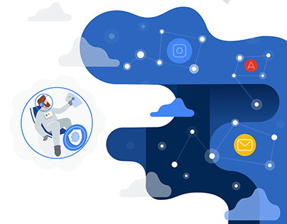Illustration created for Google Cloud Identity
