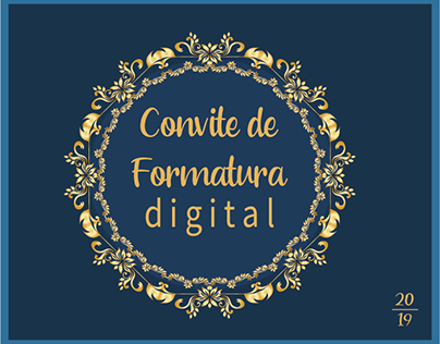 Convite Digital - Formatura
