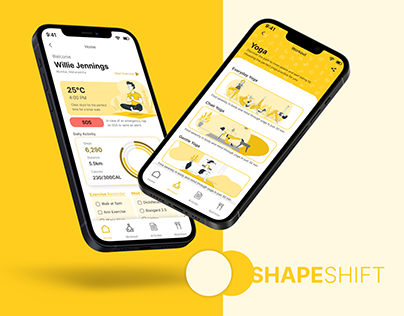 Fitness Application | UX Case Study | ShapeShift