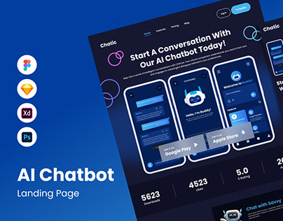 Chatic - AI Chatbot Landing Page V2