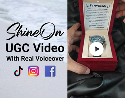 ShineOn TikTok UGC Video Ads Creative For Hand Watch
