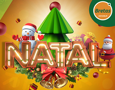 Selo de Natal - BRETAS SUPERMERCADO