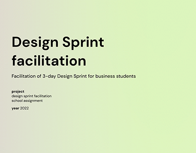 Project thumbnail - Design Sprint facilitation