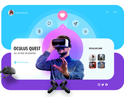 Oculus Website UI
