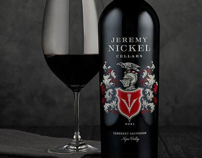 Jeremy Nickel Cellars Wine Packaging Design & Logo