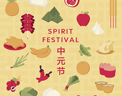 chinese spirit festival icon