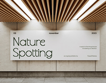 Project thumbnail - Nature Spotting: Exhibition Branding