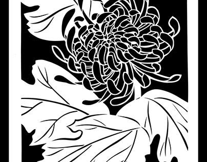 peony flower- handmade papercutting