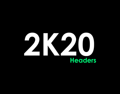 2020 Headers