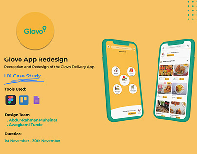 Glovo Delivery App Redesign