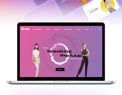 Luup - Sustainable Fashion Website / UX / UI Design