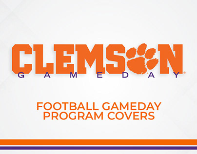 Clemson Football Gameday Program | Cover Design