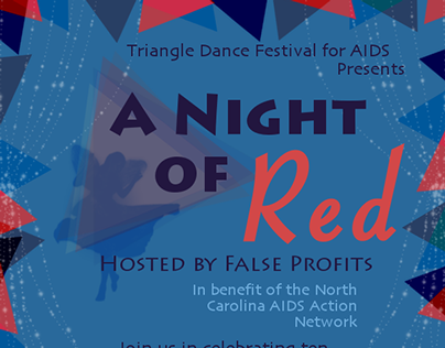 Triangle Dance Festival for AIDS Poster