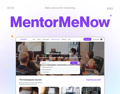 Web-Service for Mentoring and Consultations|MentorMeNow
