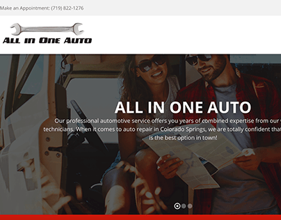 All In One Auto website