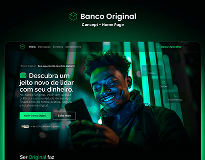 Project thumbnail - Home Page - Banco Original