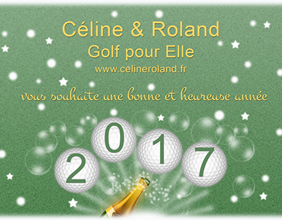 New year  Golf greetings