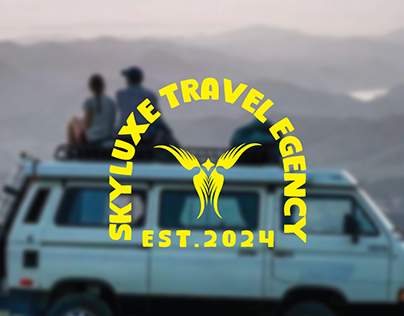 Skyluxe travel logo design