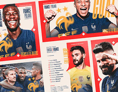 France Football Team / Les Bleus Rebranding Concept
