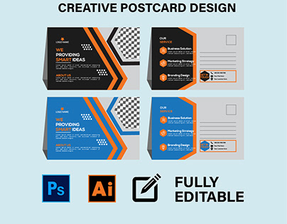Corporet Postcard Design